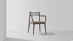 ASSEMBLY DINING CHAIR WITH ARMS
